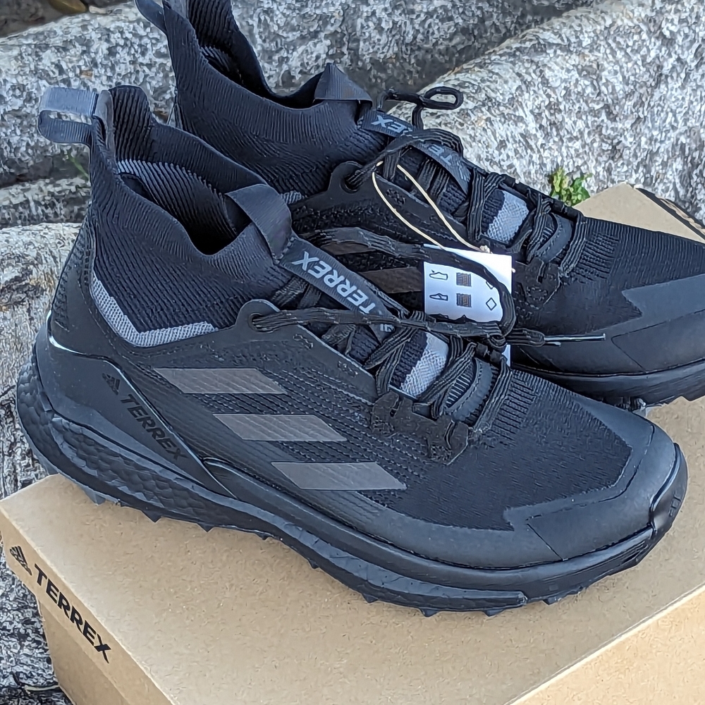 Adidas Terrex Free Hiker 2 Black Grey New Hiking Shoes GZ0679